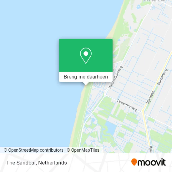 The Sandbar kaart