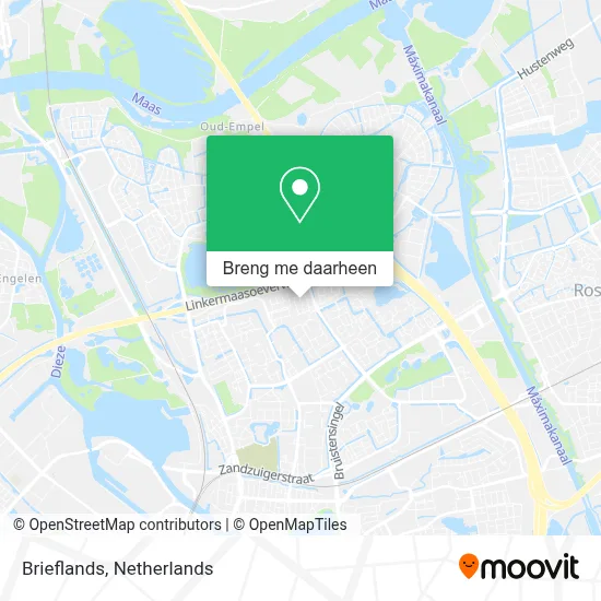 Brieflands kaart