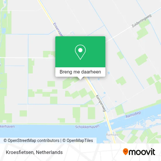 Kroesfietsen kaart