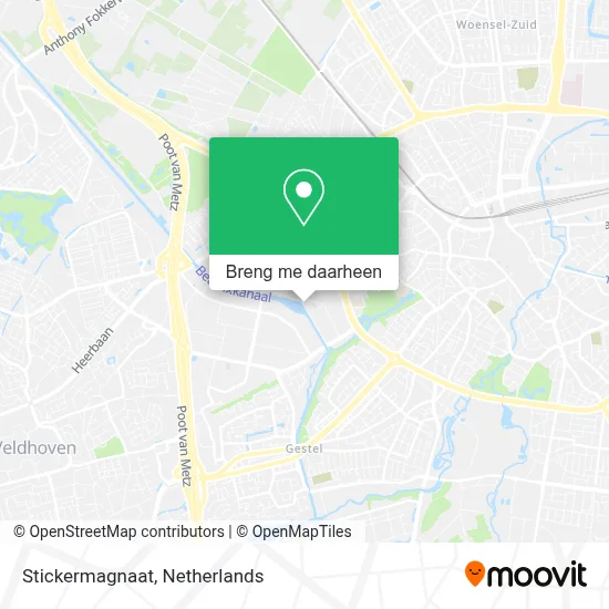 Stickermagnaat kaart