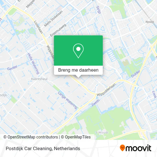 Postdijk Car Cleaning kaart