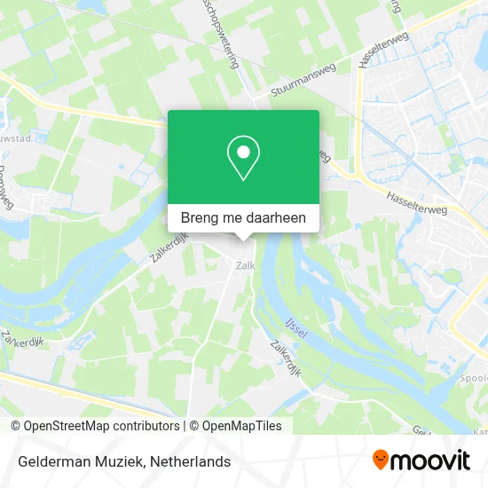 Gelderman Muziek kaart