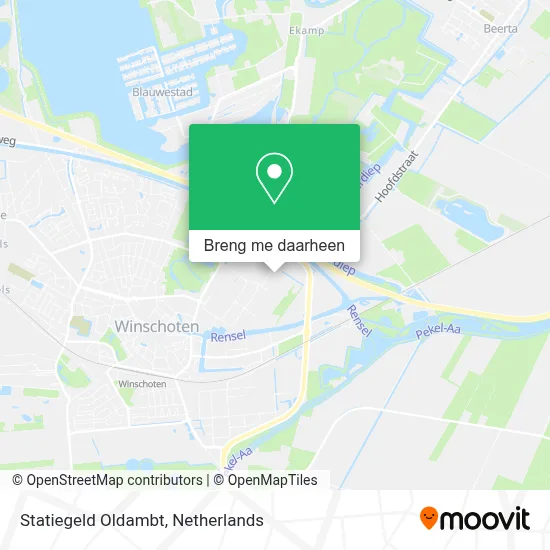 Statiegeld Oldambt kaart