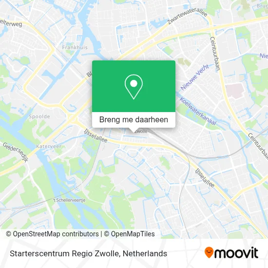 Starterscentrum Regio Zwolle kaart