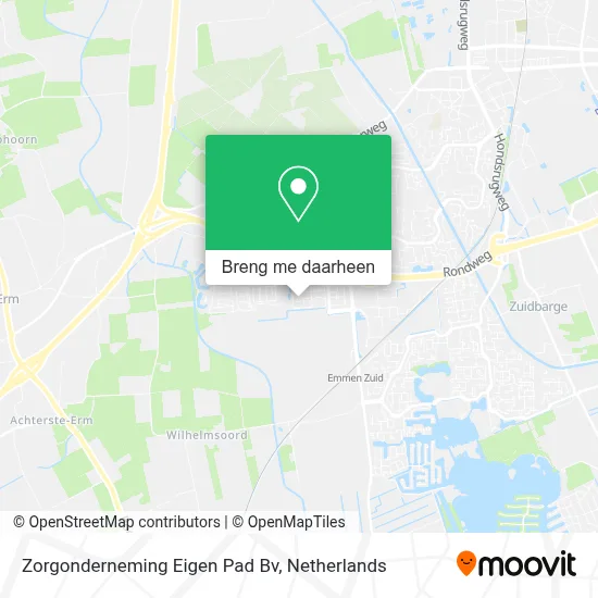 Zorgonderneming Eigen Pad Bv kaart