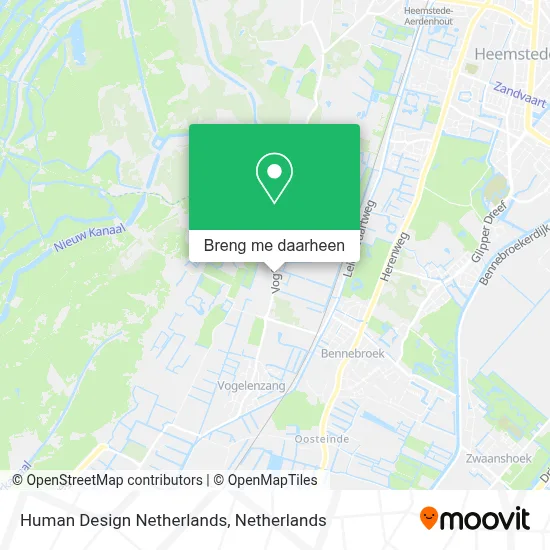 Human Design Netherlands kaart