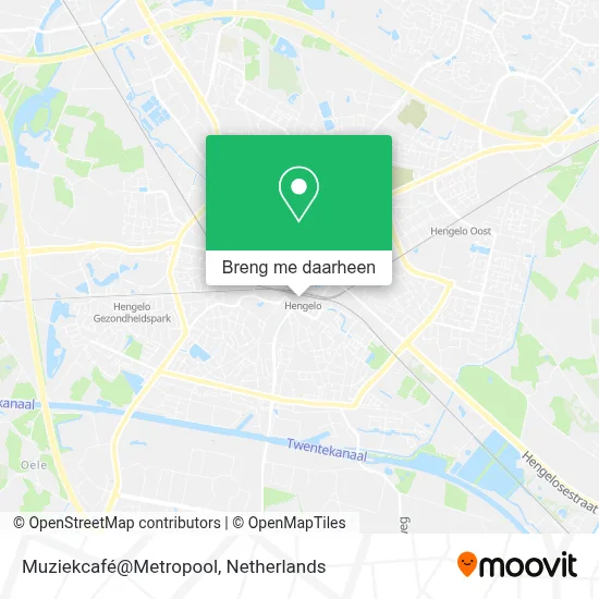Muziekcafé@Metropool kaart