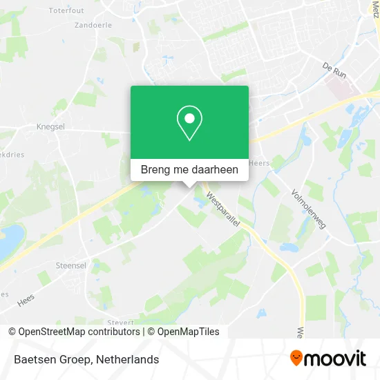 Baetsen Groep kaart