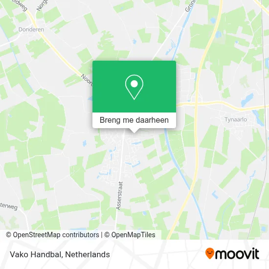 Vako Handbal kaart