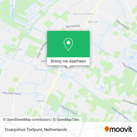 Doarpshus Trefpunt kaart