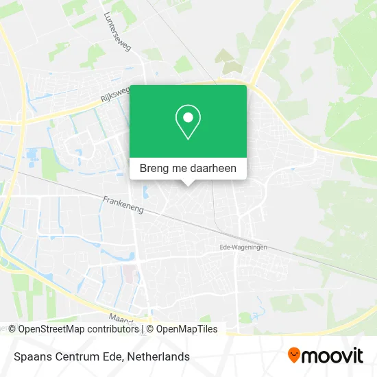Spaans Centrum Ede kaart
