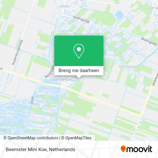 Beemster Mini Koe kaart