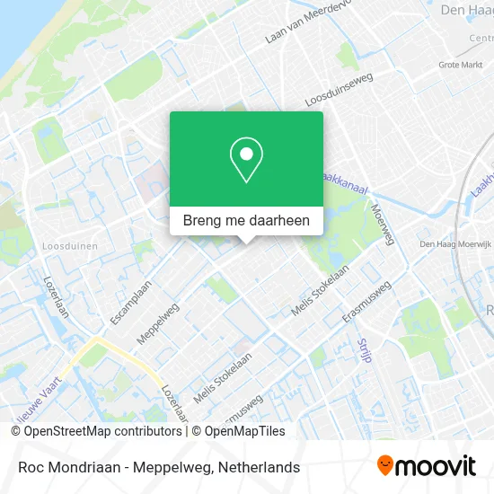 Roc Mondriaan - Meppelweg kaart