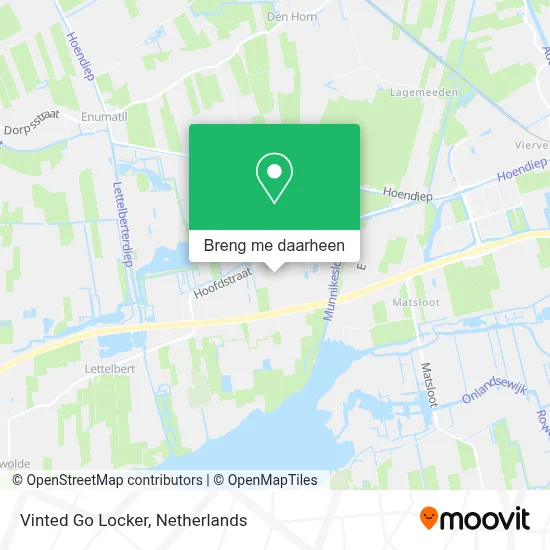 Vinted Go Locker kaart
