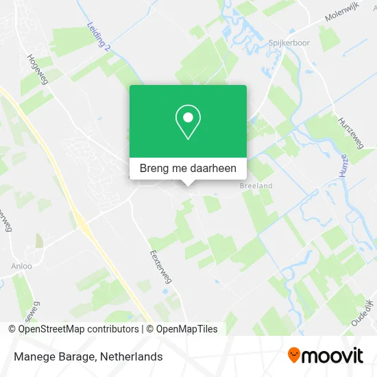 Manege Barage kaart