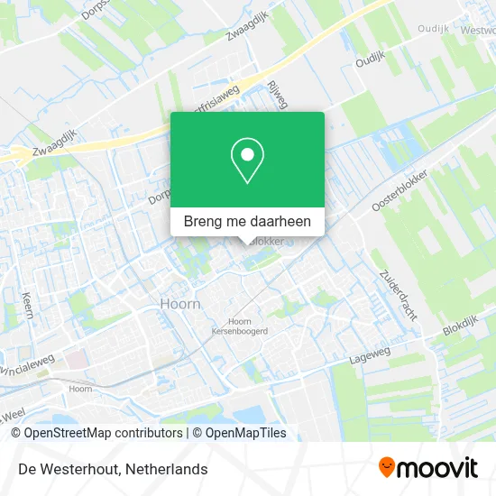 De Westerhout kaart