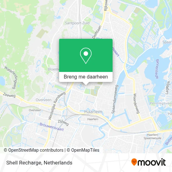 Shell Recharge kaart