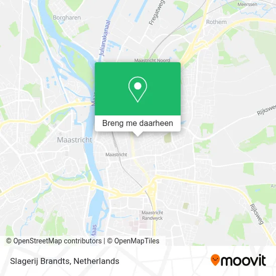 Slagerij Brandts kaart