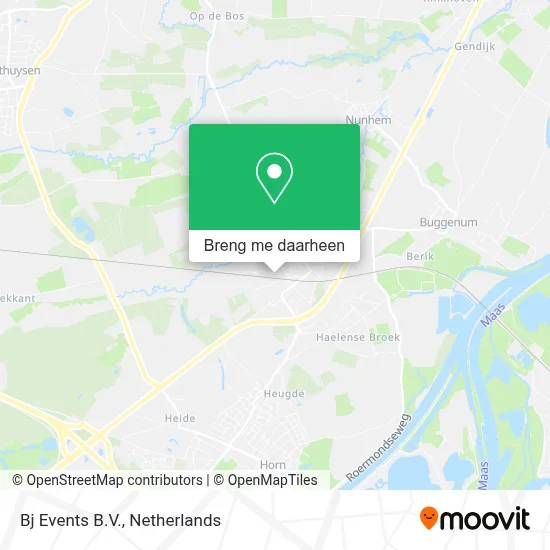 Bj Events B.V. kaart