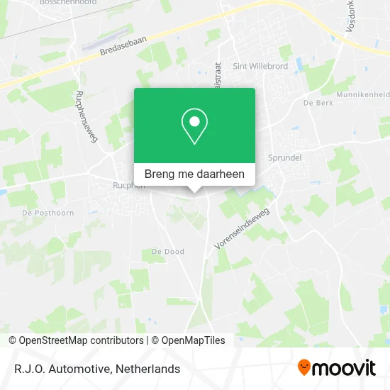 R.J.O. Automotive kaart