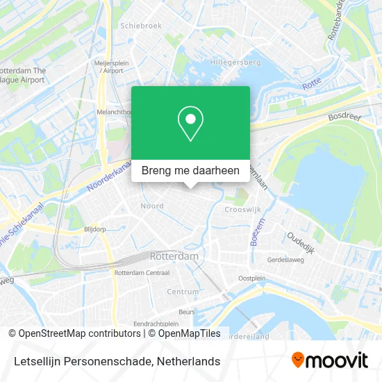 Letsellijn Personenschade kaart