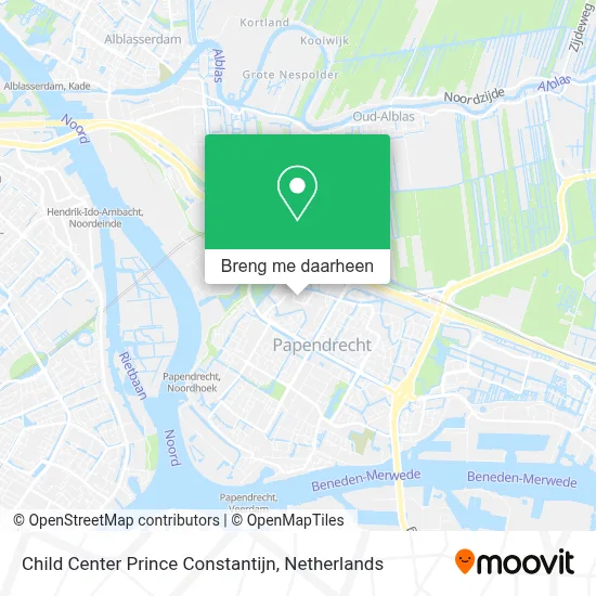 Child Center Prince Constantijn kaart
