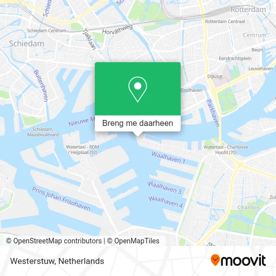 Westerstuw kaart