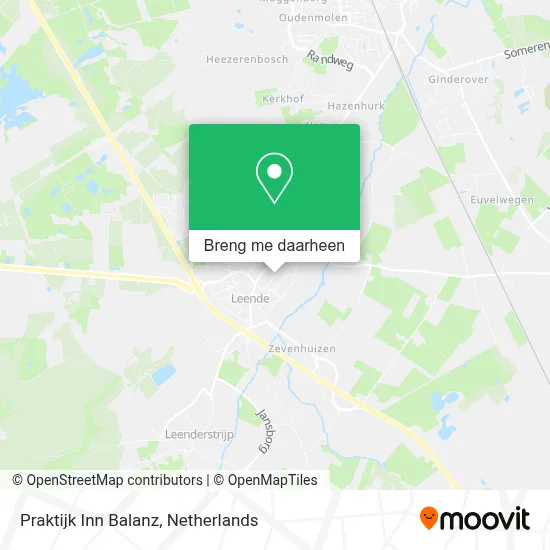 Praktijk Inn Balanz kaart