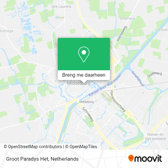 Groot Paradys Het kaart