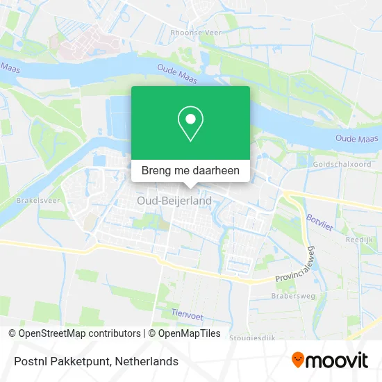 Postnl Pakketpunt kaart