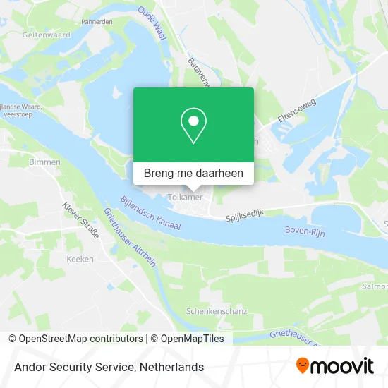 Andor Security Service kaart