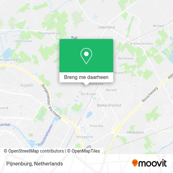 Pijnenburg kaart