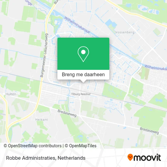 Robbe Administraties kaart