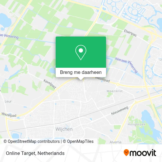 Online Target kaart