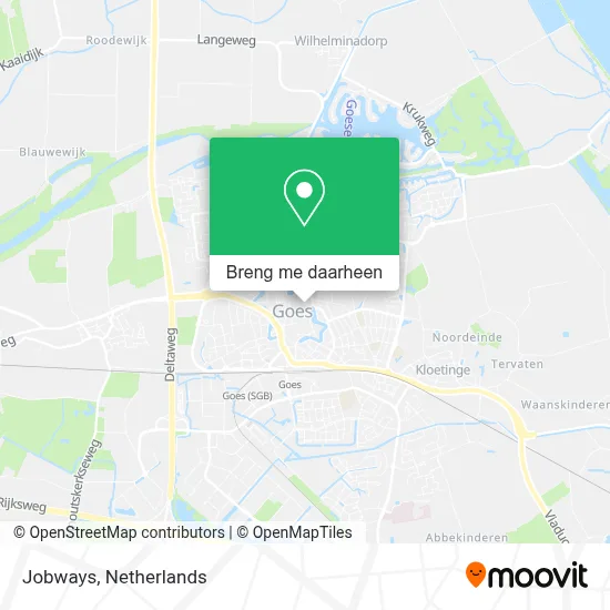 Jobways kaart