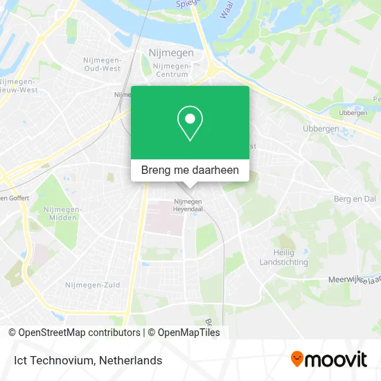 Ict Technovium kaart