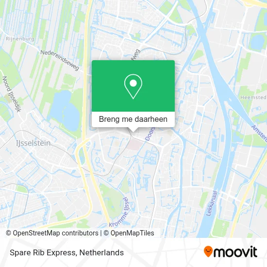 Spare Rib Express kaart