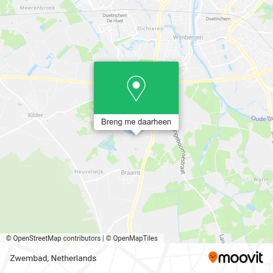 Zwembad kaart