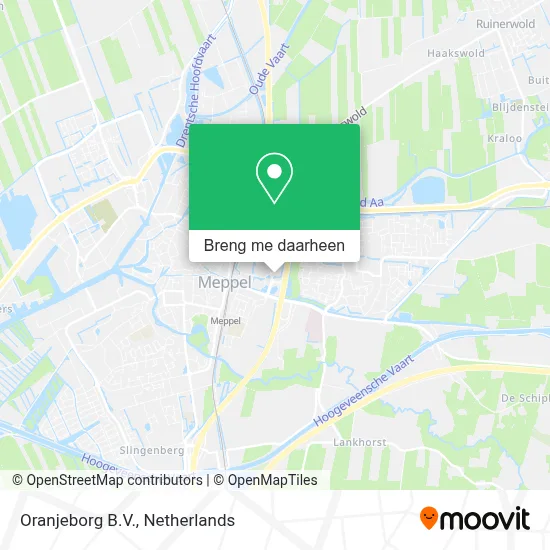 Oranjeborg B.V. kaart