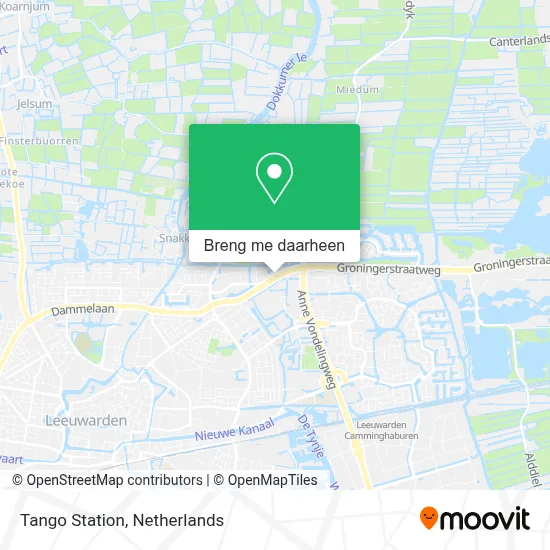 Tango Station kaart