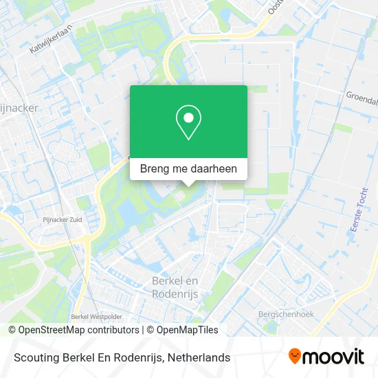 Scouting Berkel En Rodenrijs kaart