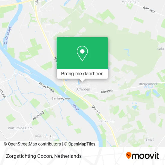 Zorgstichting Cocon kaart