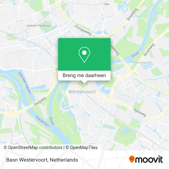 Basn Westervoort kaart