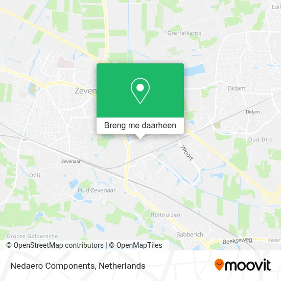 Nedaero Components kaart