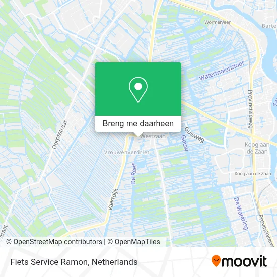 Fiets Service Ramon kaart
