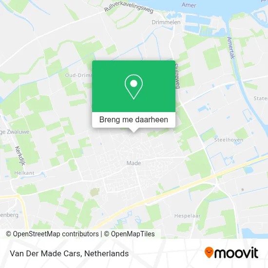 Van Der Made Cars kaart