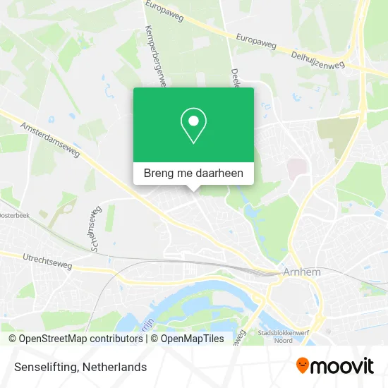 Senselifting kaart