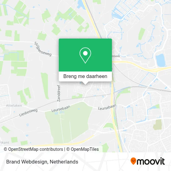 Brand Webdesign kaart