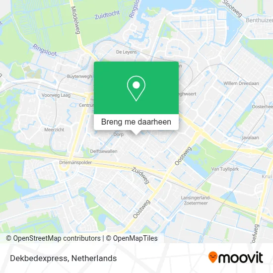 Dekbedexpress kaart