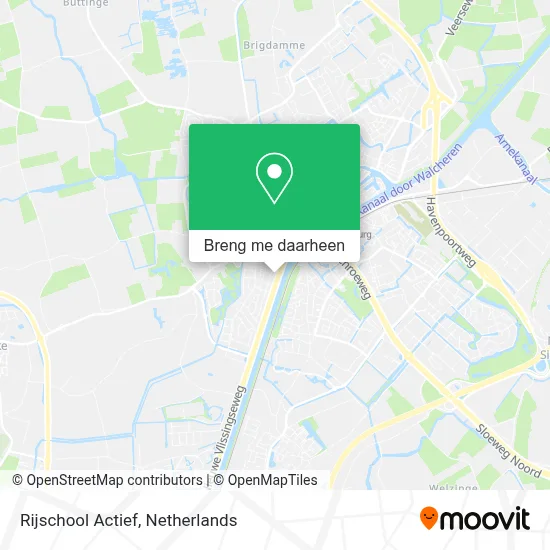 Rijschool Actief kaart